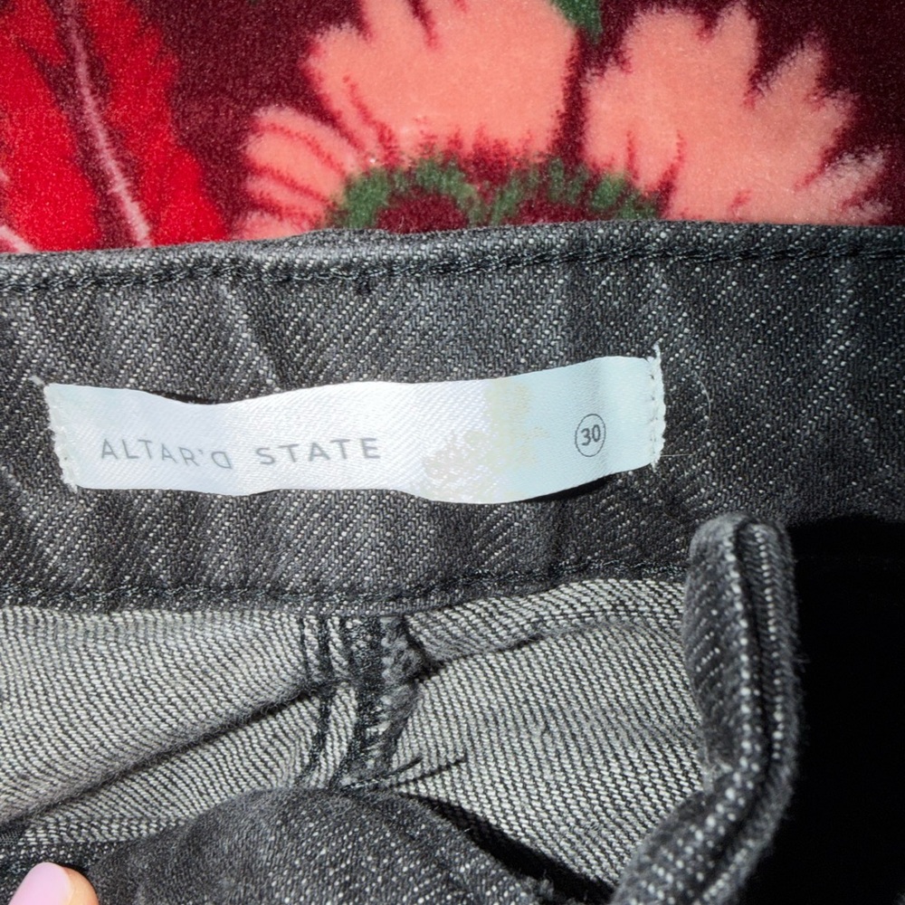 Altar'd State Black Wide Leg Jeans
